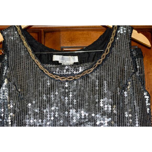 Judith Ann Creations for I Magnin Haute Couture 100% Silk 3pc Skirt Suit Size M - Picture 12 of 16